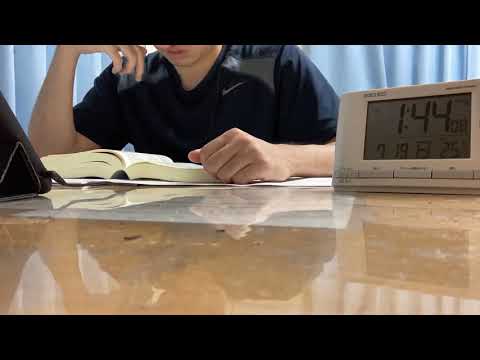 タイムラプス　勉強vlog#20 城田優さんの歌でもらい泣きしました