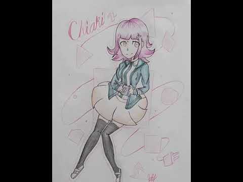 Chiaki Nanami drawing / ultimate Gamer❤️🎮