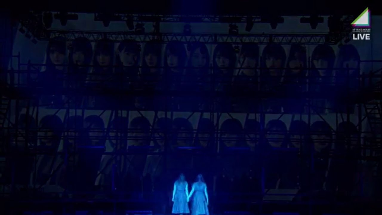 欅坂46 この演出良かったなぁ…ラストシングル披露に向かうメンバー。誰鐘