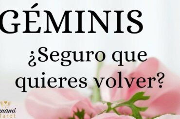 GÉMINIS ♊ ¿SEGURO QUE QUIERES VOLVER?