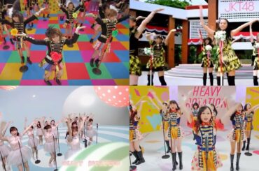 [MV] HEAVY ROTATION | AKB48 - JKT48 - SNH48 - SGO48 | COMPARISON