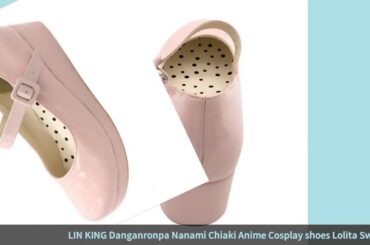 ✓LIN KING Danganronpa Nanami Chiaki Anime Cosplay shoes Lolita Sweet La