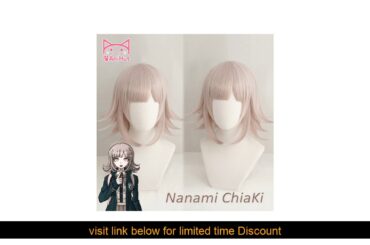【AniHut】NANAMI CHIAKI Wig Super Danganronpa Cosplay Wig Anime Cosplay Hair Synthetic Heat Resistant