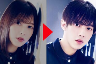 欅坂46をイケメンっぽくしてみました