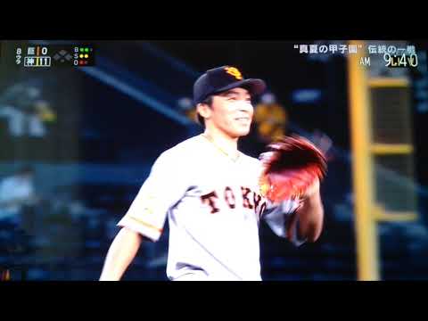 20208.6 阪神戦　増田大輝、今季初登板　公式戦初の野手がマウンドへ!!