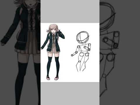 Re-drawing Chiaki Nanami
