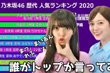 【乃木坂46】歴代全メンバー人気ランキング【2020年】