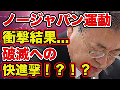 破滅への快進撃！？ノージャパン運動が驚愕の現状を導く！？