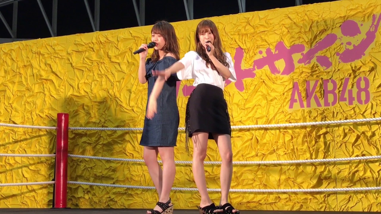 6/10シュートサイン個別握手会 ステージイベント  小嶋菜月 篠崎彩奈「おしべとめしべと夜の蝶々」
