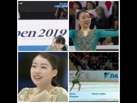 紀平梨花　Rika KIHIRA 2019-20FS "International angel of peace"比較動画
