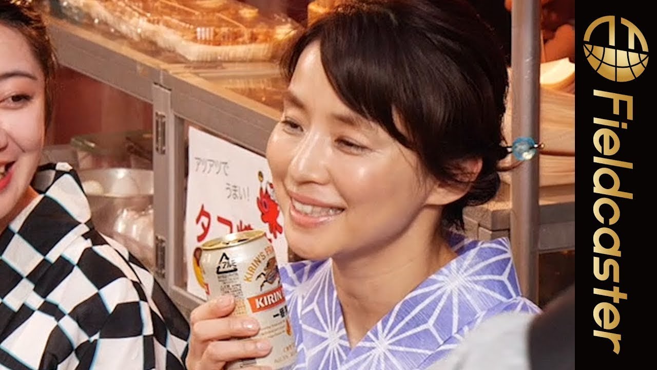 【メイキング】石田ゆり子の艶やかな浴衣姿