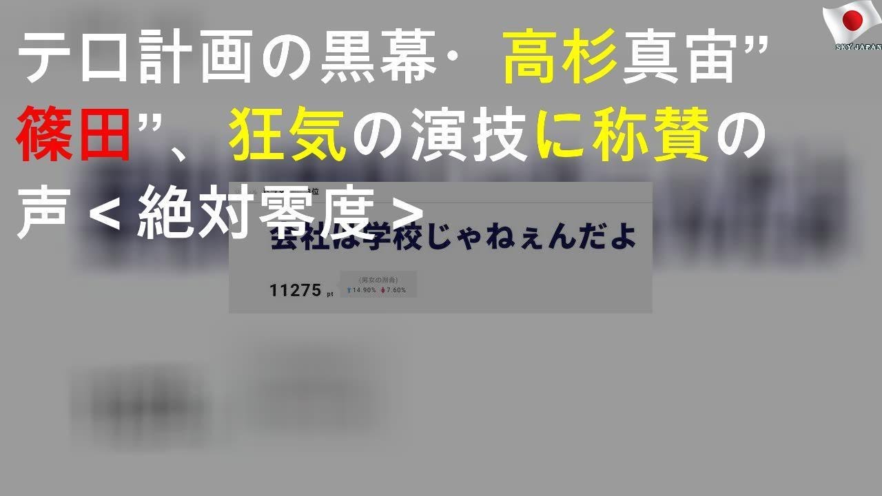 テロ計画の黒幕・高杉真宙”篠田”、狂気の演技に称賛の声＜絶対零度＞