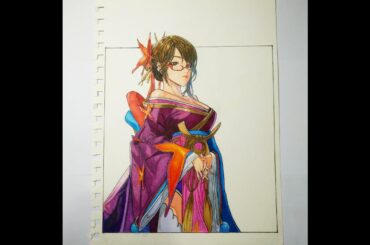 dragon raja (Nanami Sakurai) speed paint.