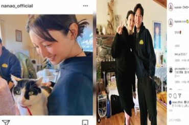 菜々緒、小出恵介との新たな2ショット公開　「けーちゃんから会いに来てくれて嬉しくて号泣」 - 一般ニュース