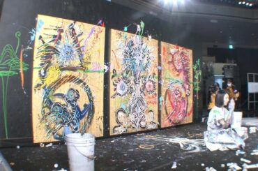 【24時間テレビ×小松美羽】世界的現代アーティスト小松美羽のライブペインティング！(後半)