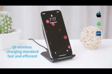 Fast Wireless Charger NANAMI Qi Certified Wireless Charging Stand I Best WIreless Charger