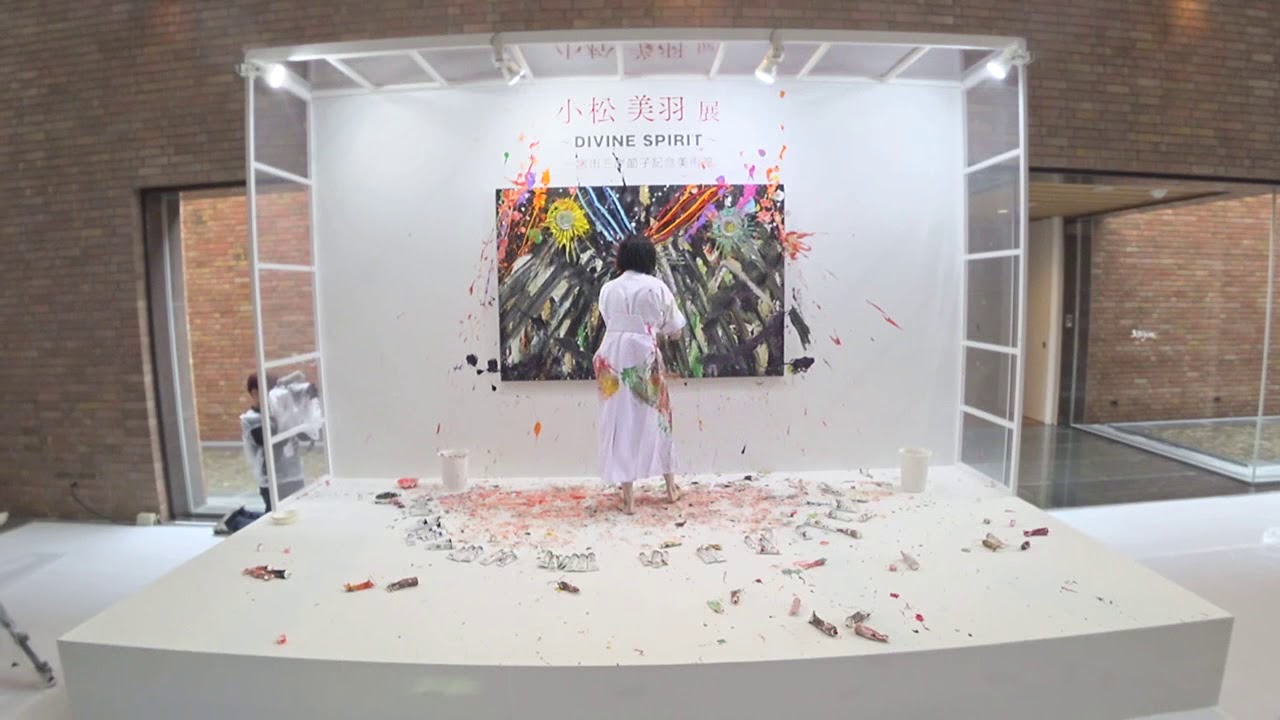 小松美羽ライブペインティング@一宮市三岸節子記念美術館 小松美羽ライブペインティング@一宮市三岸節子記念美術館