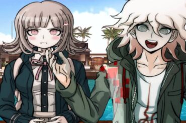 chiaki nanami wins and confesses her love to hajimmy!!! (short danganronpa skit)