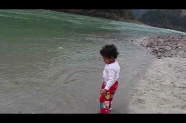 yuvi had a fun on the river bank|| nanami gange ||RISHIKESH.