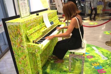 ストリートピアノ 【Greatful days/浜崎あゆみ】夏といえばこれ！あゆの曲川崎DICEで弾いてきた！