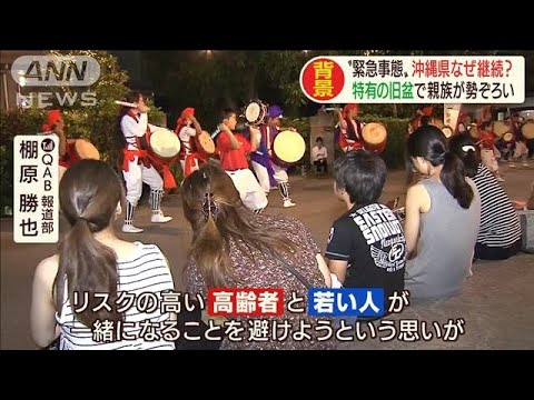 旧盆中の感染を警戒・・・沖縄は独自の“宣言”継続(2020年8月31日) 旧盆中の感染を警戒・・・沖縄は独自の“宣言”継続(2020年8月31日)