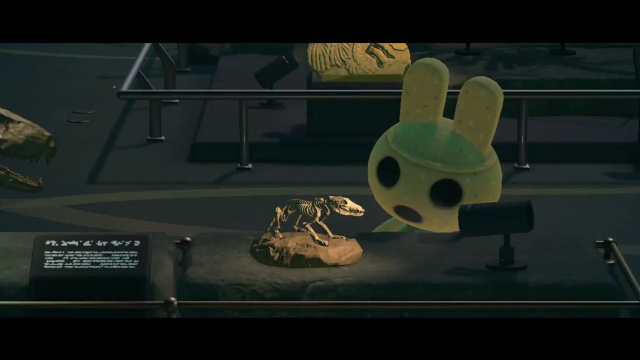 化石巡りするやよいちゃん【あつまれどうぶつの森】