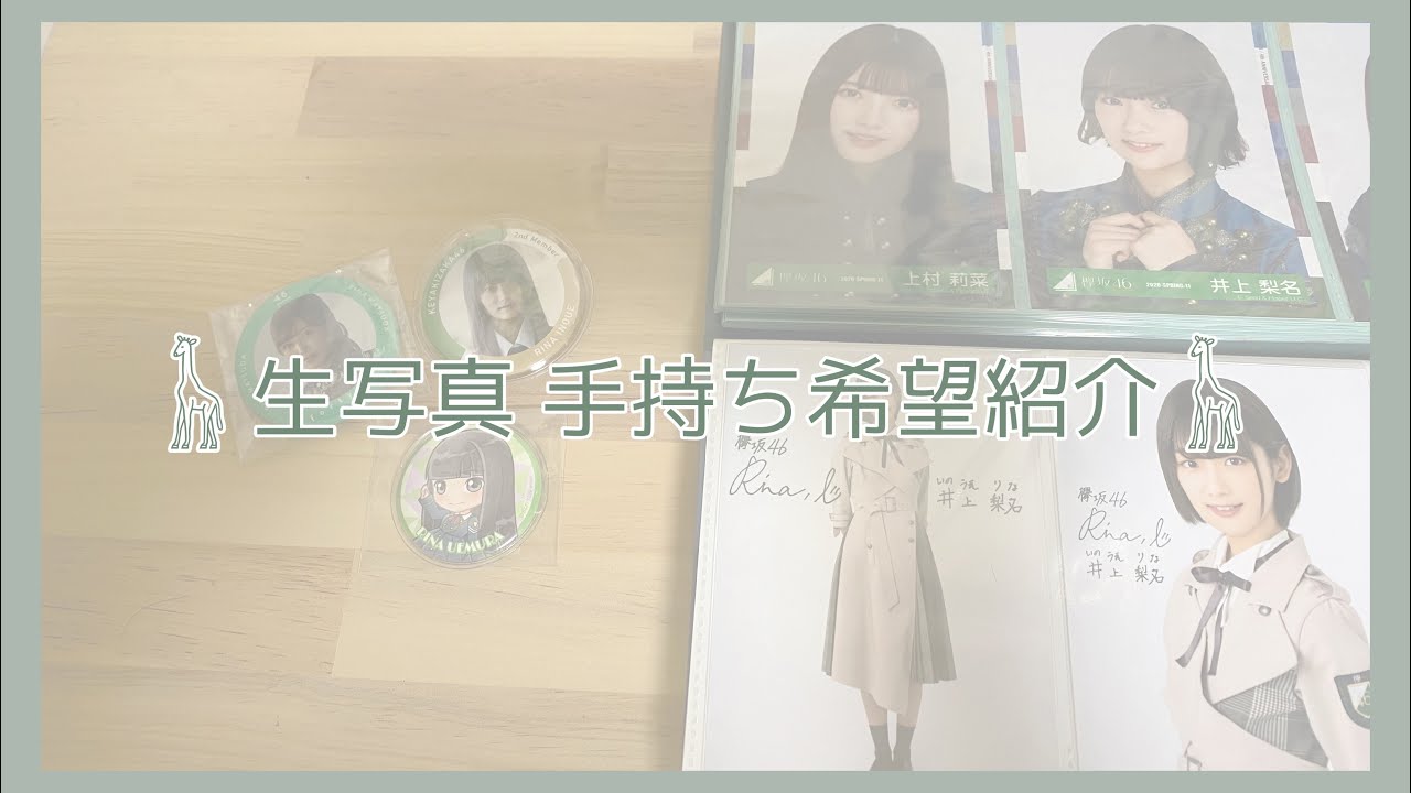 【欅坂46乃木坂46】生写真 手持ち 希望紹介.｡.:*