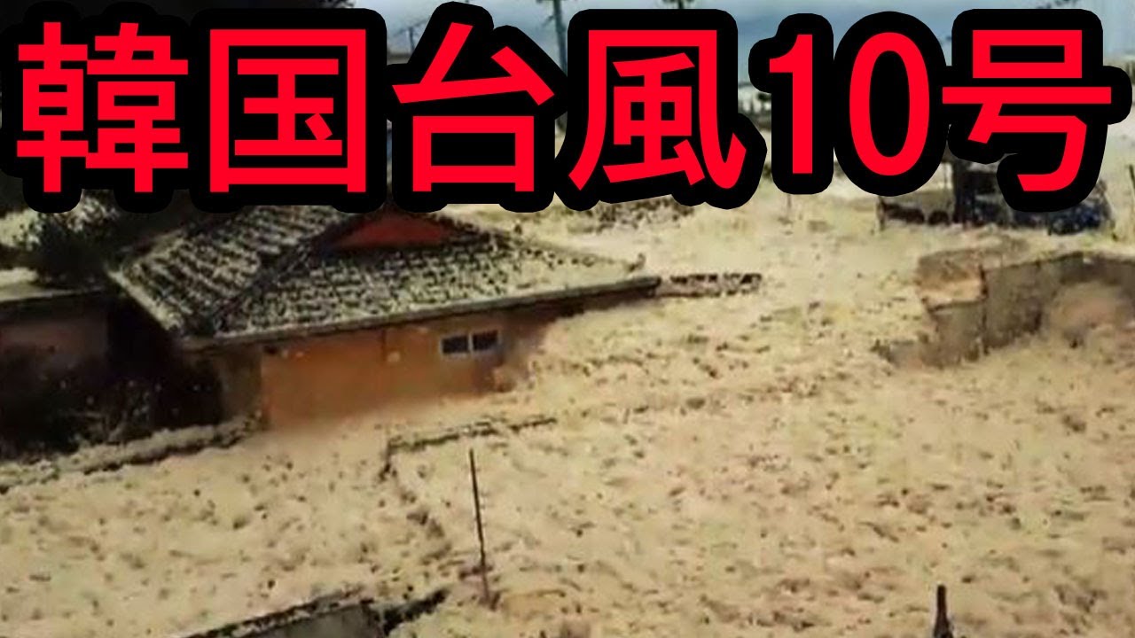 韓国の最新ニュース速報 韓国台風10号被害  氾濫危機、浸水被害も続出！  2020年9月8日