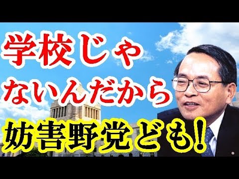 2018年5月10日 【平沢勝栄】 学校じゃないんだから！野党ども！仕事しないなら、税金返せ！