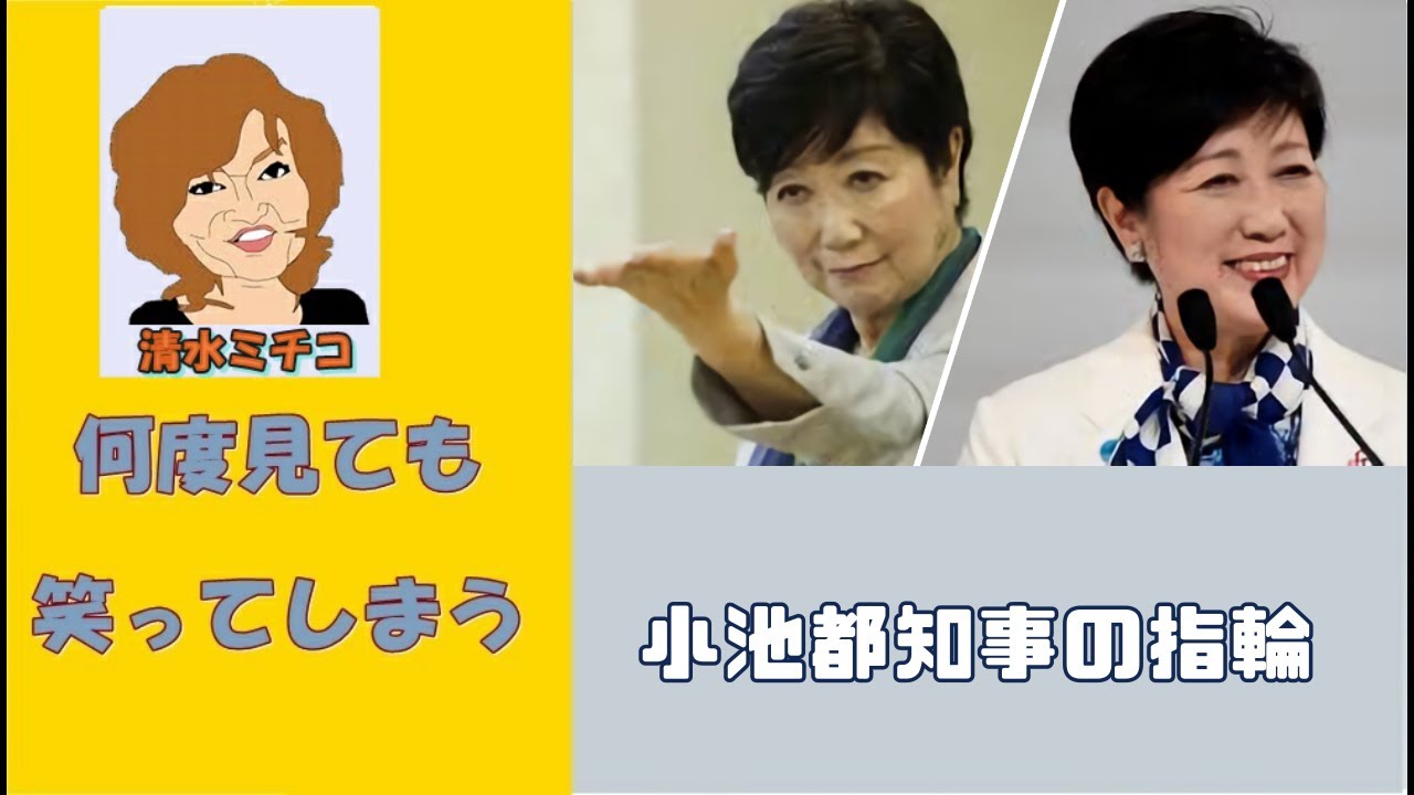 【清水ミチコ 何回見ても笑う】 小池都知事の指輪 😃 😎 👍 【清水ミチコ 何回見ても笑う】 小池都知事の指輪 😃 😎 👍