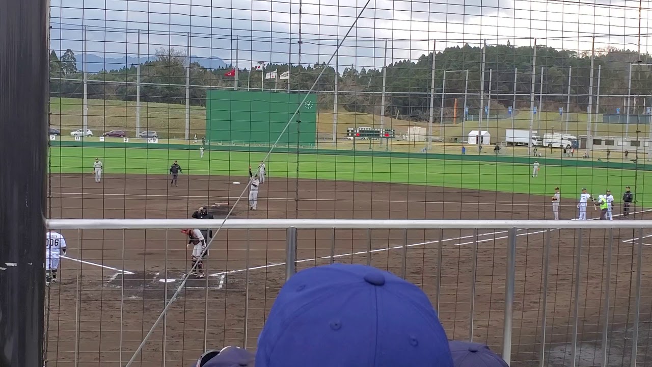 オリックス育成　大下誠一郎　バッティング　20200222　　@清武第二(宮崎市清武運動公園第2野球場)