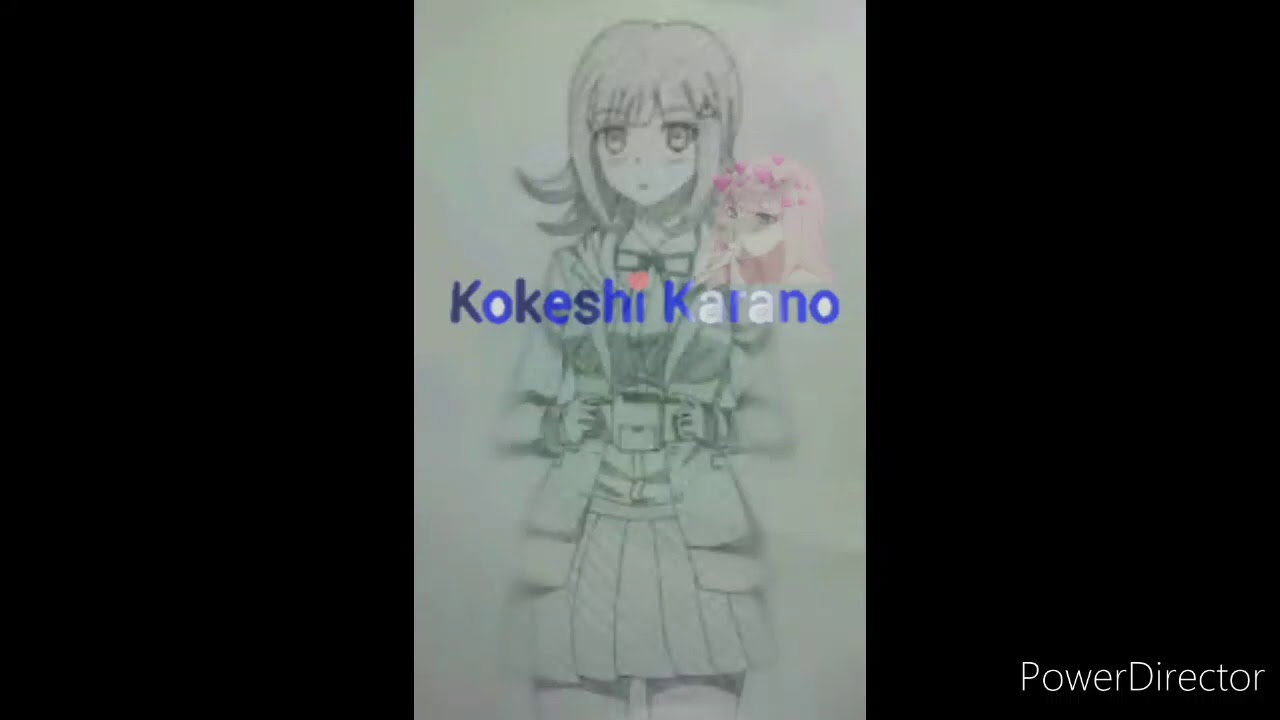 I Try to drawing chiaki Nanami #1