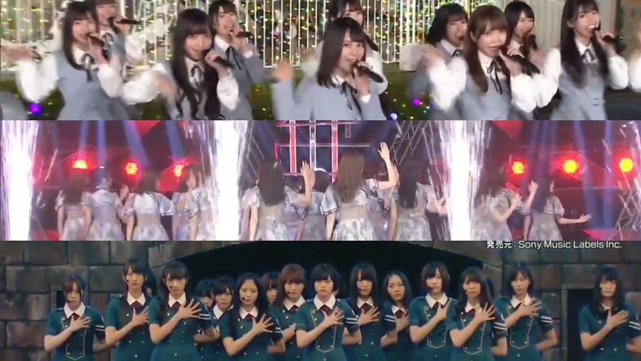 乃木坂46 欅坂46 日向坂46 Premium Music 特別編 白石麻衣 平手友梨奈 小坂菜緒 坂道ライブ