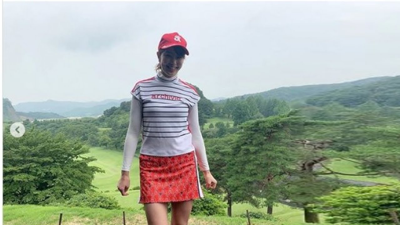 稲村亜美、キュートな“ゴルフウエア”姿　スポーティーな佇まいに反響