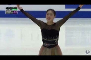 川畑和愛 Tomoe KAWABATA FS 世界ジュニアフィギュアスケート選手権2020 ISU World Junior Championships 2020.3.7