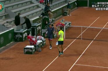 【マッチハイライト】錦織 圭 vs ステファノ･トラバグリア／全仏オープンテニス2020 2回戦【WOWOW】