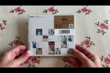 Unboxing SEVENTEEN 2nd Japanese Mini Album 24H (Type C).