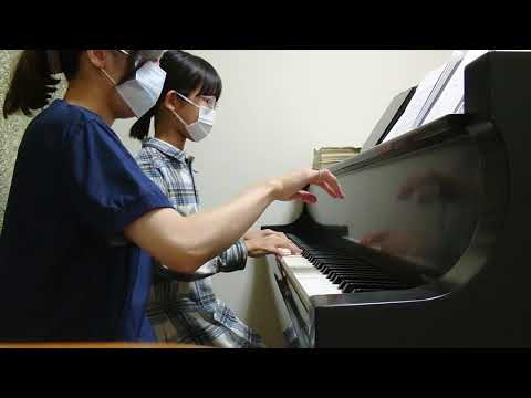 King Gnu - 三文小説 35歳の少女 主題歌 元音大生母とその娘(11歳)による親子ピアノ連弾(耳コピ)