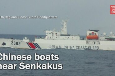 Chinese boats stay near Senkakus for record time