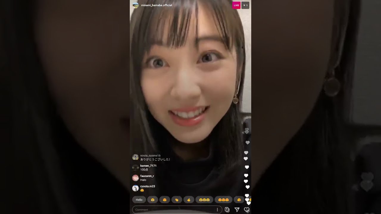 【ビデオライブストリーム】浜辺美波 (Hamabe Minami) はInstagramの人々とチャットします 2020 【ビデオライブストリーム】浜辺美波 (Hamabe Minami) はInstagramの人々とチャットします 2020