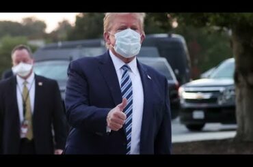 トランプ氏、大統領執務室に戻る　コロナ症状なしと専属医（字幕・８日）