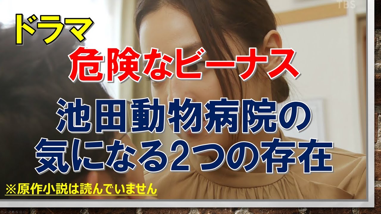 ドラマ【危険なビーナス】池田動物病院の気になる2つの存在【妻夫木聡、吉高由里子出演作】【原作 東野圭吾】