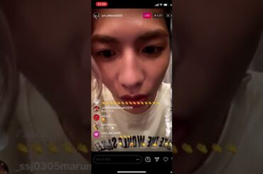 志尊淳 志尊の自粛部屋 久しぶりインスタライブ 10月25日