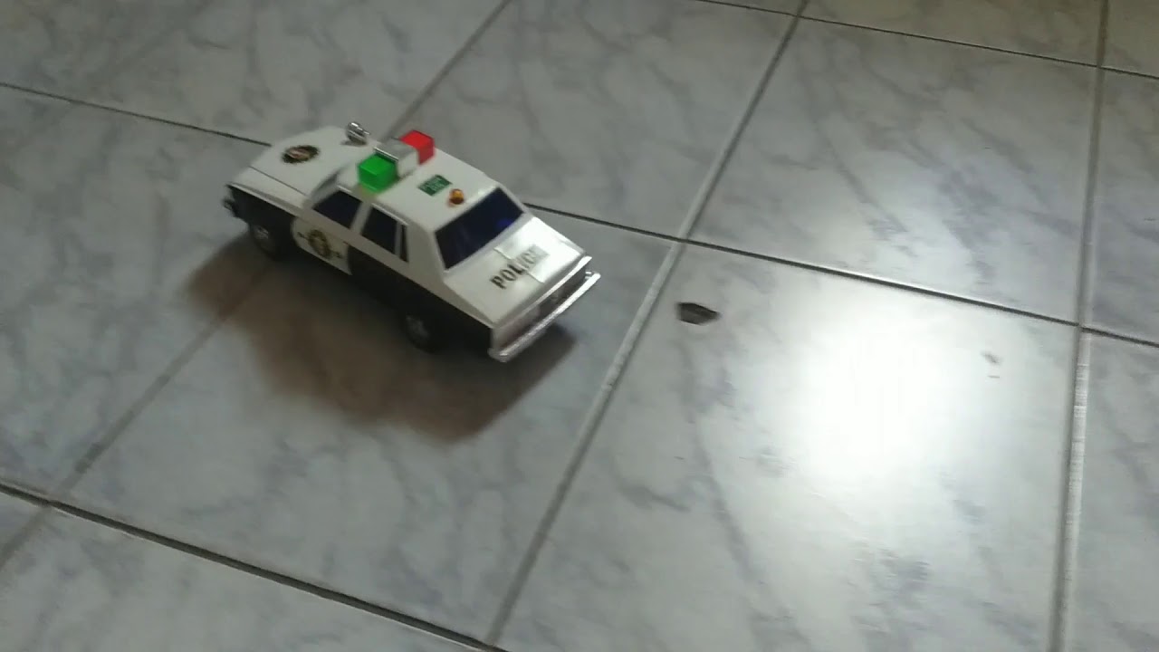 TALKING POLICE CAR YANEZAWA TOYS JAPAN 24 Cm TALKING POLICE CAR YANEZAWA TOYS JAPAN 24 Cm