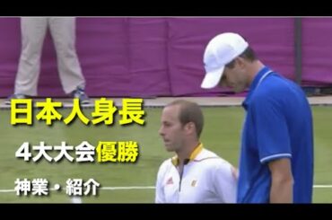 【テニス】日本人身長でグランドスラム優勝した、伝説、オリビエ・ロクス！【片手バックハンド】tennis single backhand