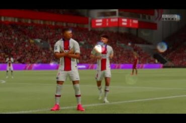 【FIFA21】南野拓実 先発 リバプールvs パリ・サンジェルマン 海外サッカー 親友と対戦#2