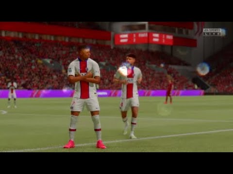 【FIFA21】南野拓実 先発 リバプールvs パリ・サンジェルマン 海外サッカー 親友と対戦#2