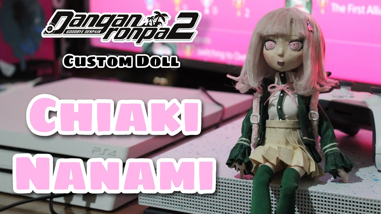 CHIAKI NANAMI | Danganronpa 2 custom | OOAK doll Repaint