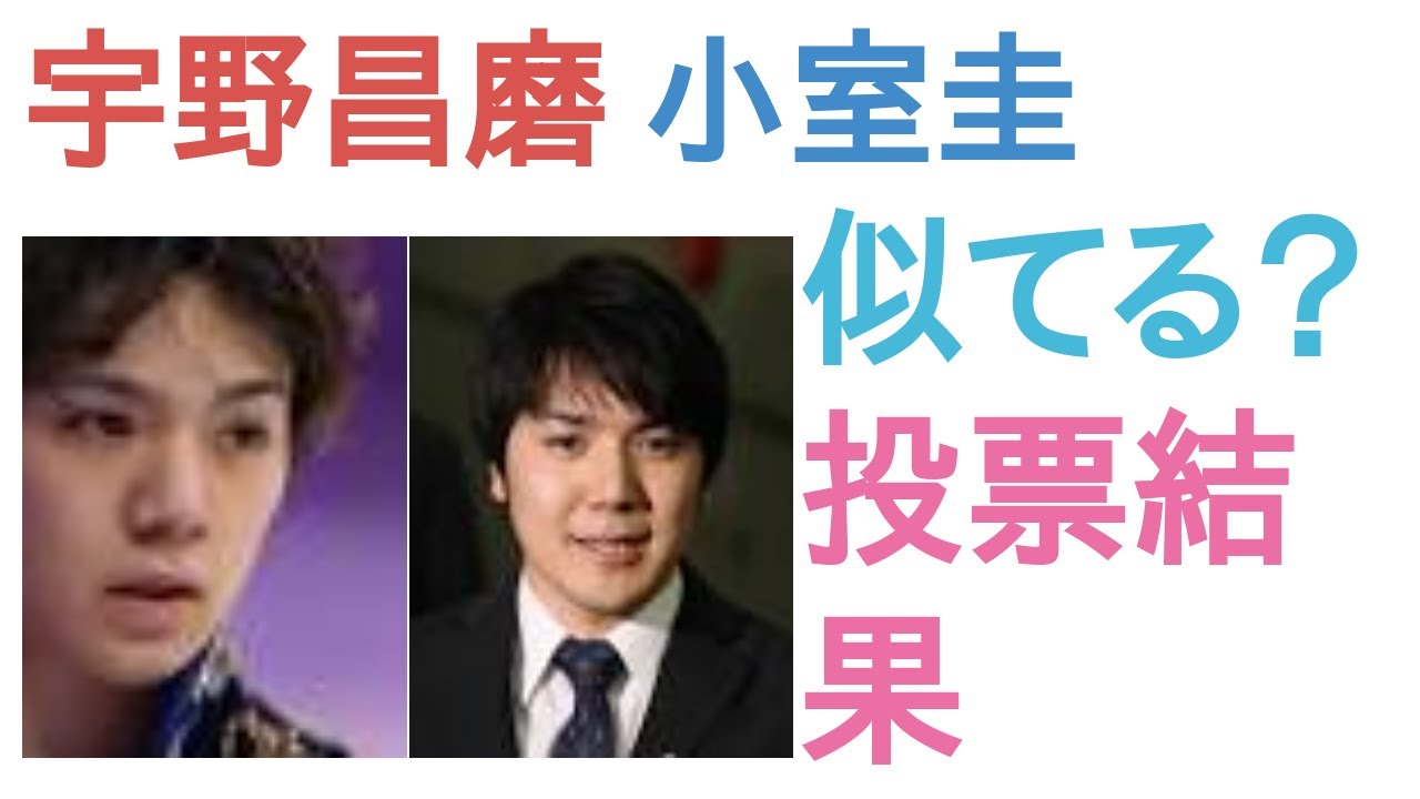 宇野昌磨と小室圭は似てる？似てない？