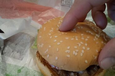 【Burger King】What is the delicious content of Wapper Jr?ワッパーJrの美味しい中身は？？バーガーキング